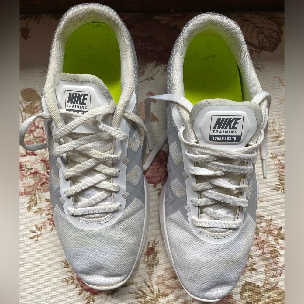 White Nike sneakers